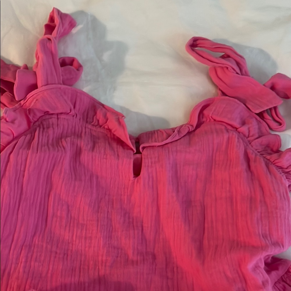 Pink Ruffled Dress - Picture 4 of 5
